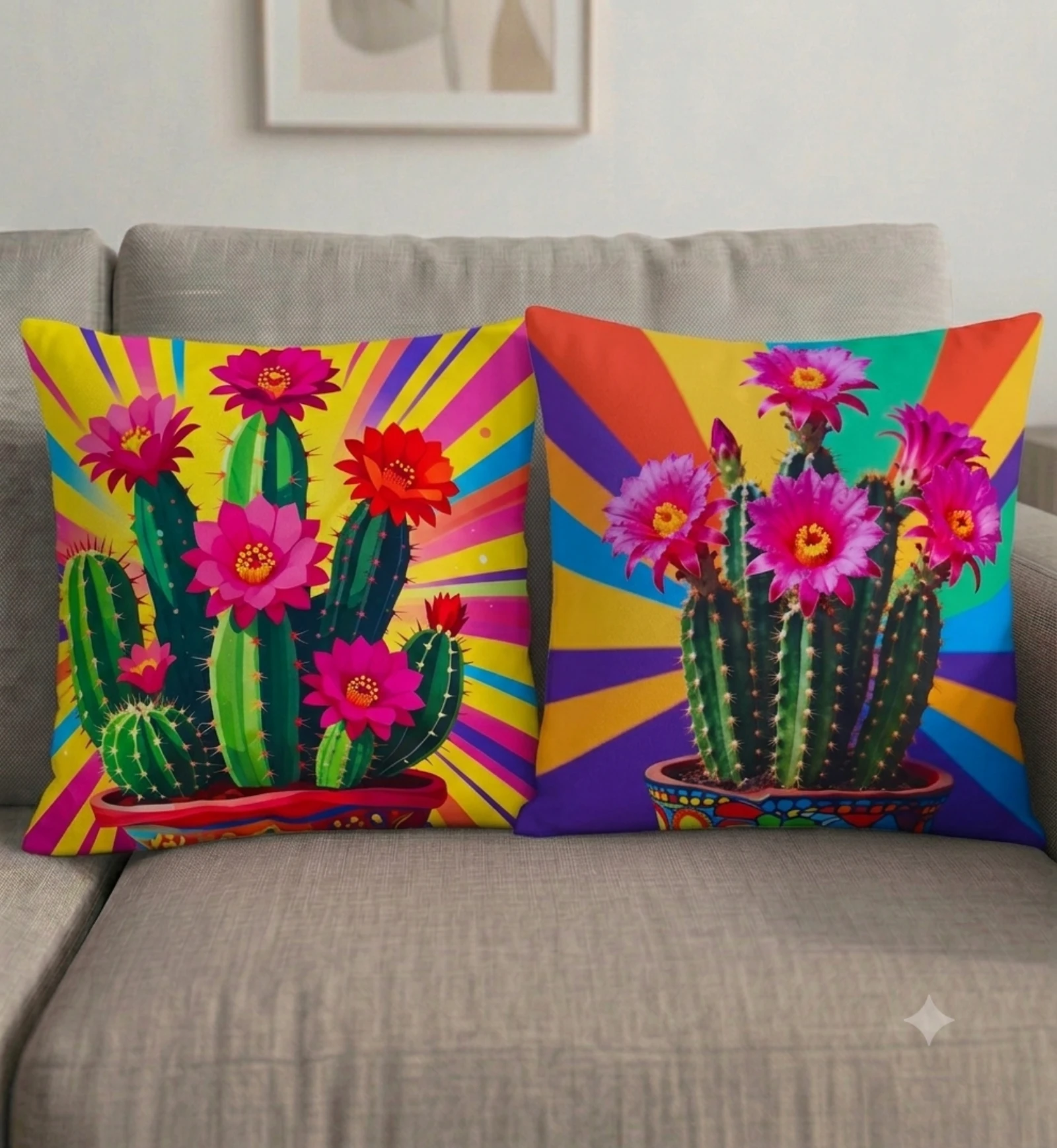 Lot de 2 housses de coussin 45x45cm décoration intérieur 
Neuf
Sans rembourrage 

